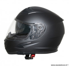 Casque Intégral taille S marque ADX XR3 Uni Noir Mat (55-56cm) (double écrans)