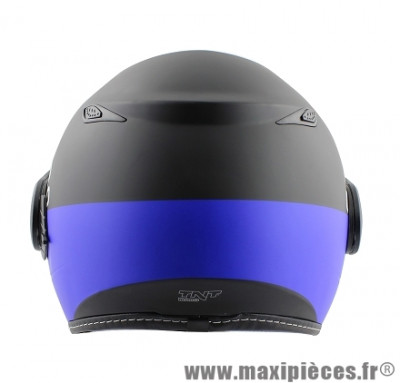 Casque Jet/Bol taille S marque TNT Aero Reflex Blue Mat double écran SB-18 (55-56cm)