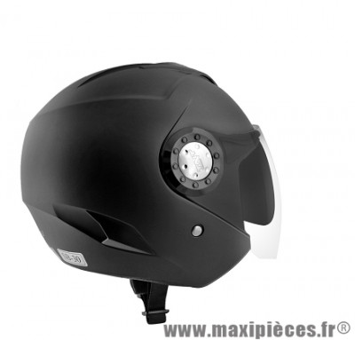 Casque Jet/Bol taille XL marque TNT NEO Dark Mat double écran SB-30 (61-62cm)