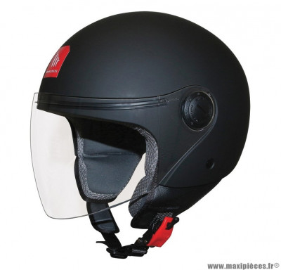 Casque Jet/Bol marque MT Street Uni Noir Mat taille XS (53-54cm)