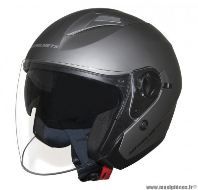 Casque Jet/Bol marque MT Boulevard SV double écrans Gris Titanium Mat taille XS (53-54cm)