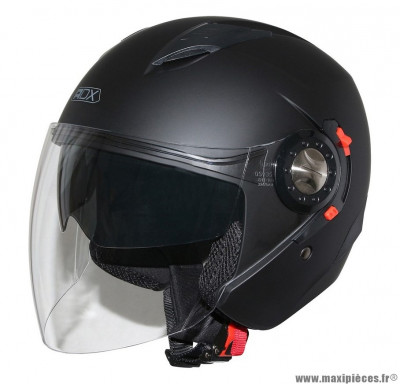 Casque Jet/Bol marque ADX JT4 Noir Mat taille M (57-58cm) (double écrans)