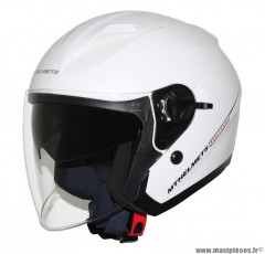 Casque Jet/Bol marque MT Boulevard SV double écrans Blanc Brillant taille XS (53-54cm)