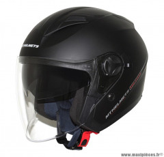 Casque Jet/Bol marque MT Boulevard SV double écrans Noir Mat taille XS (53-54cm)