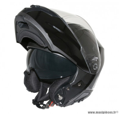 Casque Moto Scooter Modulable marque ADX M3 double écran décoNoir Mat taille XS (53-54cm)