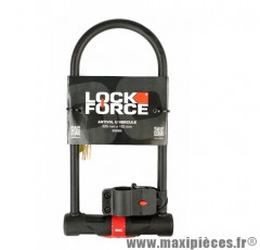 Antivol U marque Lock Force hercule 320 x 165 + support