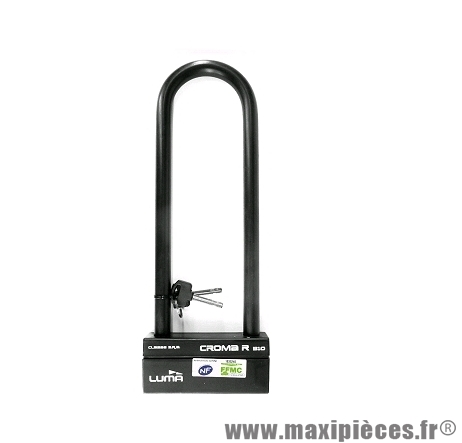 Antivol U marque Luma croma r 310 homologué sra / nf / ffmc 95x310