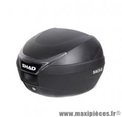 Top case marque Shad 34l noir (capacité 1 casque integral + accessoires)