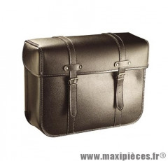 Sacoche cyclo dos metal r50 noir (paire) - 36 x 28 x 14 cm