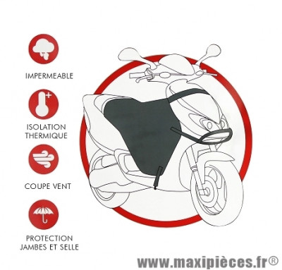 Tablier universel waterproof TNT scooter / maxi scooter (protection pilote + selle)