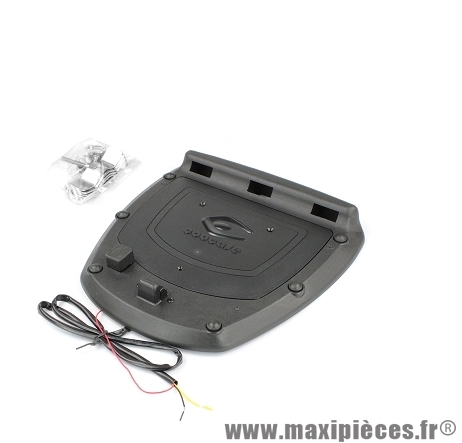 Platine de top case marque Coocase astra s48 litres noir luxury (kit visserie inclus)