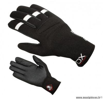 Gants Mi-Saison ADX Burner taille XXS / T6 Noir (100% Polyester, Dessus Tissu Stretch)