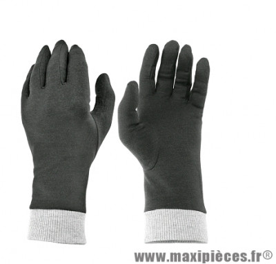 Sous Gants marque TNT Noir/Gris En Coton taille S