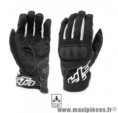 Gants Moto marque GTR Impact Coques Black/White taille XS