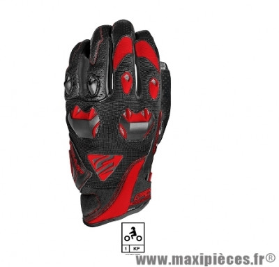 Gants Moto marque Five Stunt Evo Black/Red taille L