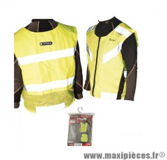 Gilet/Veste Securite Jaune Fluo Scooter/Moto Bande Reflechissante taille XS/S Homologué EN1150