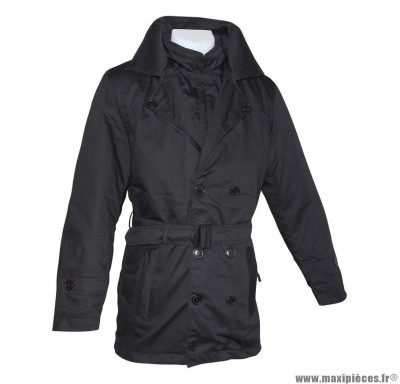 Veste 3/4 marque ADX Look In Noir taille S (avec protections/sans plaque dorsale)