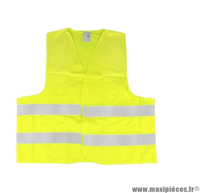 Gilet de Securite Jaune Haute Visibilite Homologue Adulte Taille taille XL
