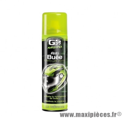 Anti-buée GS27 pour visière et masque moto (250ml)