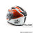 Casque Intégral Stage 6 Racing MKII taille L couleur blanc / orange