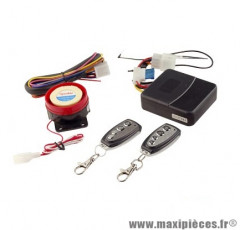 Alarme universel 2 telecommandes pour scooter, moto, 50 a boite, cyclomoteur, quad...