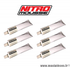 Lot de 6 Gel lubrifiant de montage NitroMousse 85g - Gel Tube spécial bib mousse Cross & Enduro * Déstockage !