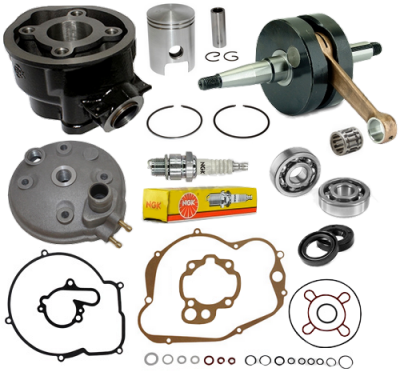 Pack moteur type origine am6 rs rx mx tzr dtr dtx xp6 xps x-limit power beta rr sm mrx rs2 smx spike hrd ... (haut moteur, vilo, roulement, joint...) * Prix spécial !