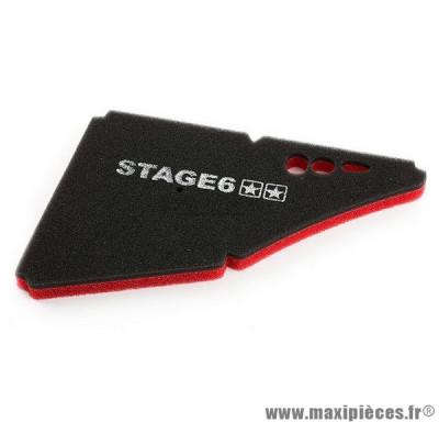 Mousse de filtre à air marque Stage 6 Double Mousse" pour Derbi Senda Euro3