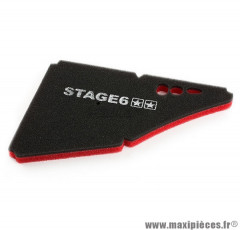 Mousse de filtre à air marque Stage 6 Double Mousse" pour Derbi Senda Euro3