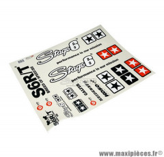Kit d'autocollants/stickers A2 Stage 6 MKII" couleur Noir