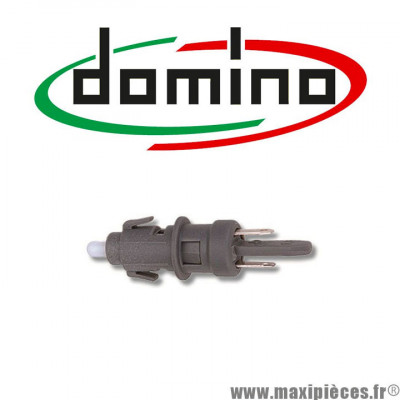 Contacteur de stop DOMINO (clipsable) diamètre 8.5mm pour moto/scooter/quad *Prix spécial !