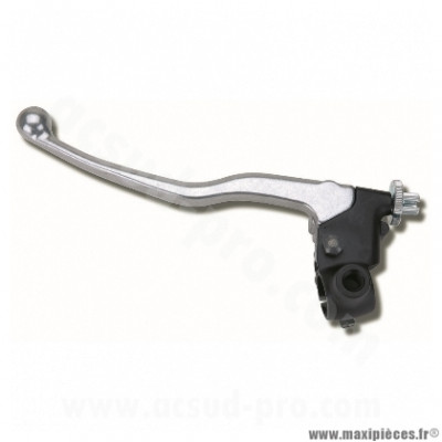 Levier complet gauche Domino pour Mecaboite DERBI SENDA DRD PRO 50cc, GPR NUDE 50cc