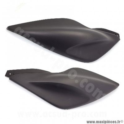 Coques / Carénage arrière Noir Mat 1998-2012 pour Scooter 50cc MBK NITRO 50cc 2T, YAMAHA AEROX 50cc