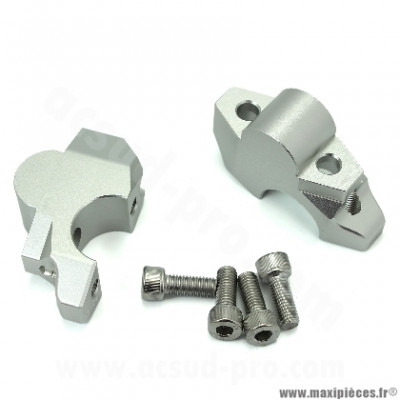 Rehausse guidon en aluminium RB Max Alu pour HONDA FJS SW-T 400 cc, SH INJECTION 125 cc, VT 1100 cc, VT C 750 cc, VT SHADOW 750 cc