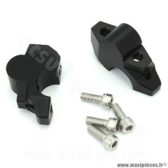 Rehausse guidon RB Max aluminium noir pour HONDA FJS SW-T 400 cc, SH INJECTION 125 cc, VT 1100 cc, VT C 750 cc, VT SHADOW 750 cc