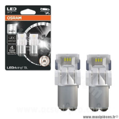 Ampoule Osram LEDriving SL P21/5W LED blanche 6000K (blister de 2 ampoules)