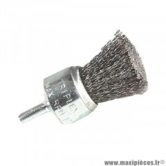 Brosse pinceau Tivoly fil acier ondulé diamètre 28