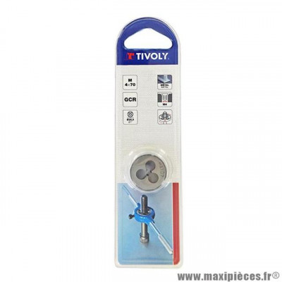 Filière acier Tivoly Chrome cage 25.4 diamètre 4x70