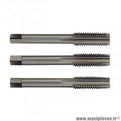 Taraud à main Tivoly Standard HSS diamètre M10 (Jeu de 3 Tarauds)