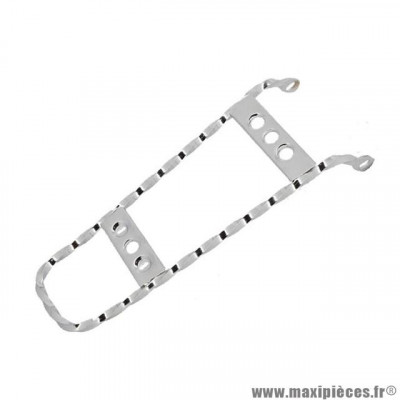 Porte bagage arrière Torsade chromé pour Mobylette PEUGEOT 103-SP, 103-SPX-AIR, 103-SPX-H2O