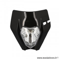 Tête de fourche Mecaboite noir avec fixation