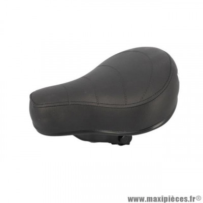 Selle noir avec marquage Peugeot pour Mobylette PEUGEOT 103-50cc
