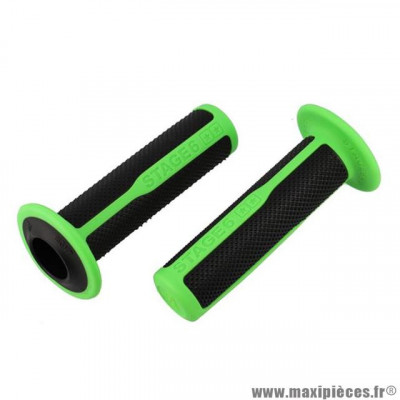 Revêtement / Poignée Stage6 Ultimate Grips noir / vert 125mm