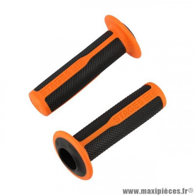 Revêtement / Poignée Stage6 Ultimate Grips Noir / Orange 125mm