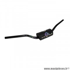 Guidon KRM Pro Ride Oversize D28.6 Alu avec mousse noir / holographique