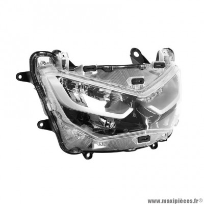 Phare/Optique A LED (Homologue CE) pour Maxi Scooter YAMAHA N-MAX 125 cc, T-MAX 500 cc