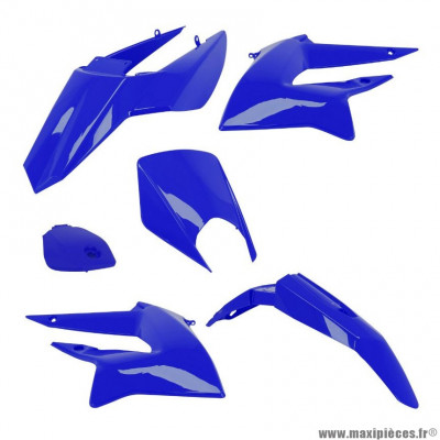 Carrosserie/Carenage Kit 6 pièces bleu brillant 2011 pour Mecaboite DERBI SENDA DRD 50cc