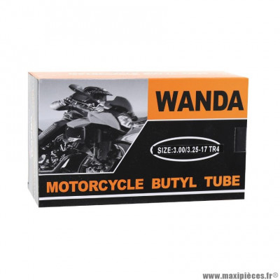 Chambre à air Wanda 17'' 3.00 à 3.25-17 100/80-17 110/80-17 110/70-17 120/70-17 Valve TR4