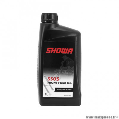 Huile de fourche Showa SS05 viscosité 15.65 cSt à 40 degrès 5W (1L)