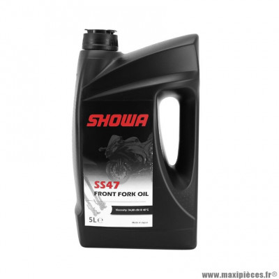 Huile de fourche Showa SS47 viscosité 34.88 cSt à 40 degrès 10W (5L)